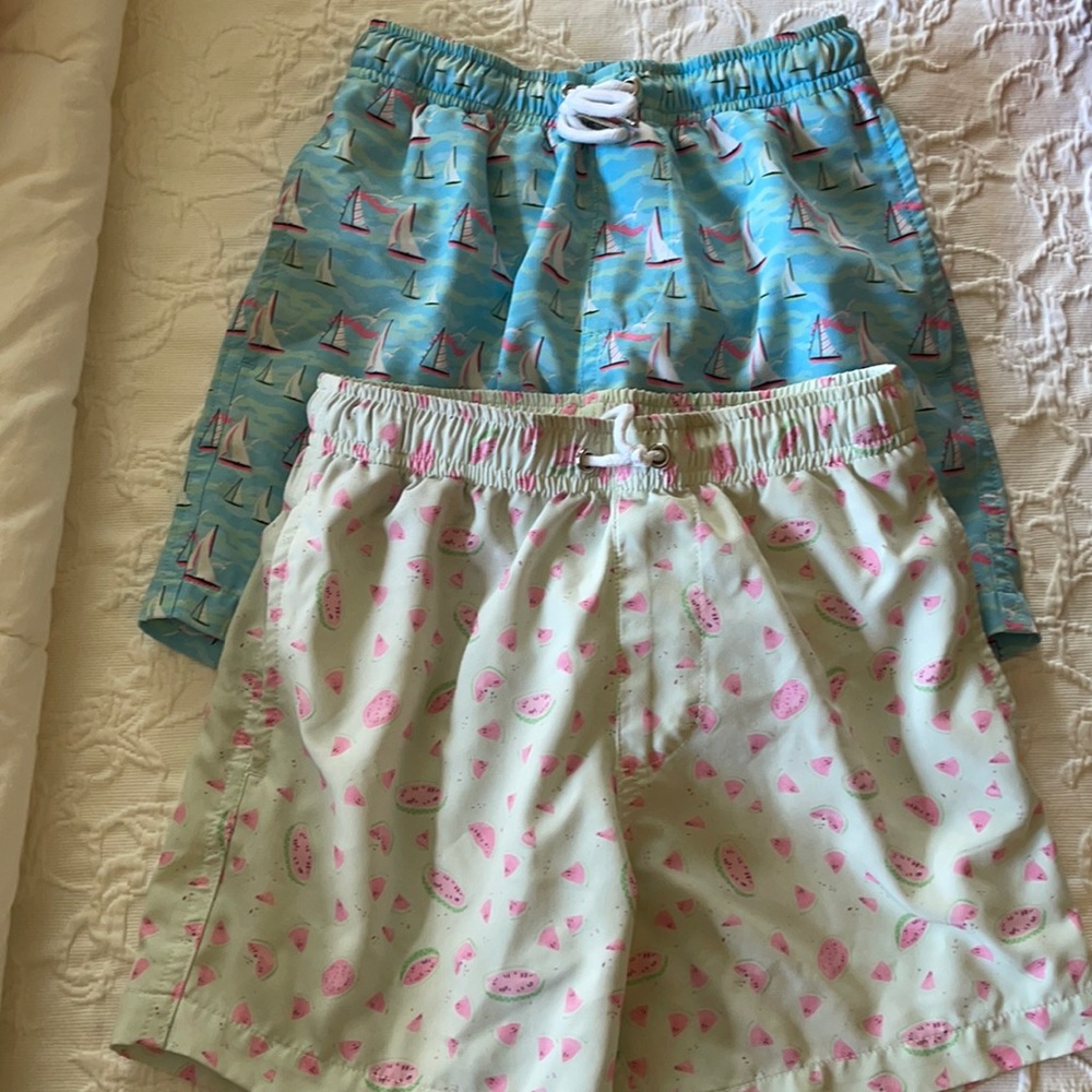 Bernies boys swim trunks size 8 (lot of 2)